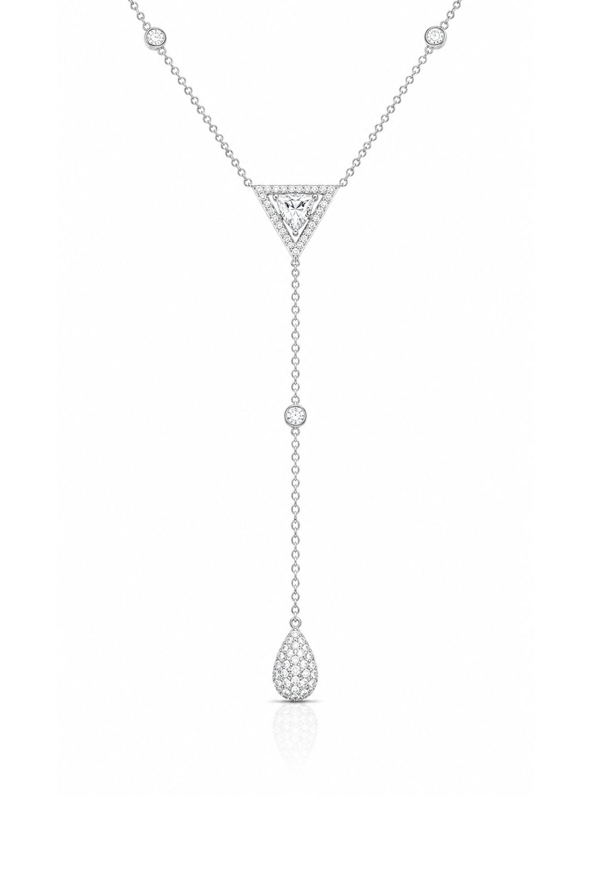 Celestial Drop Pırlanta Kolye - 