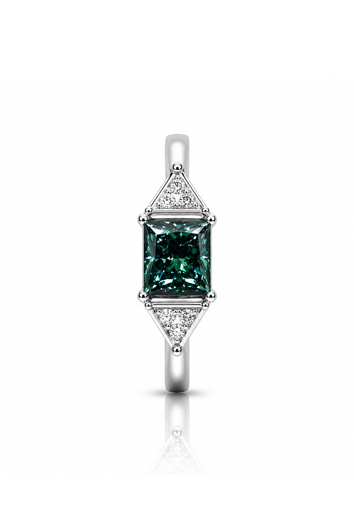 Emerald Aura Pırlanta Yüzük - 