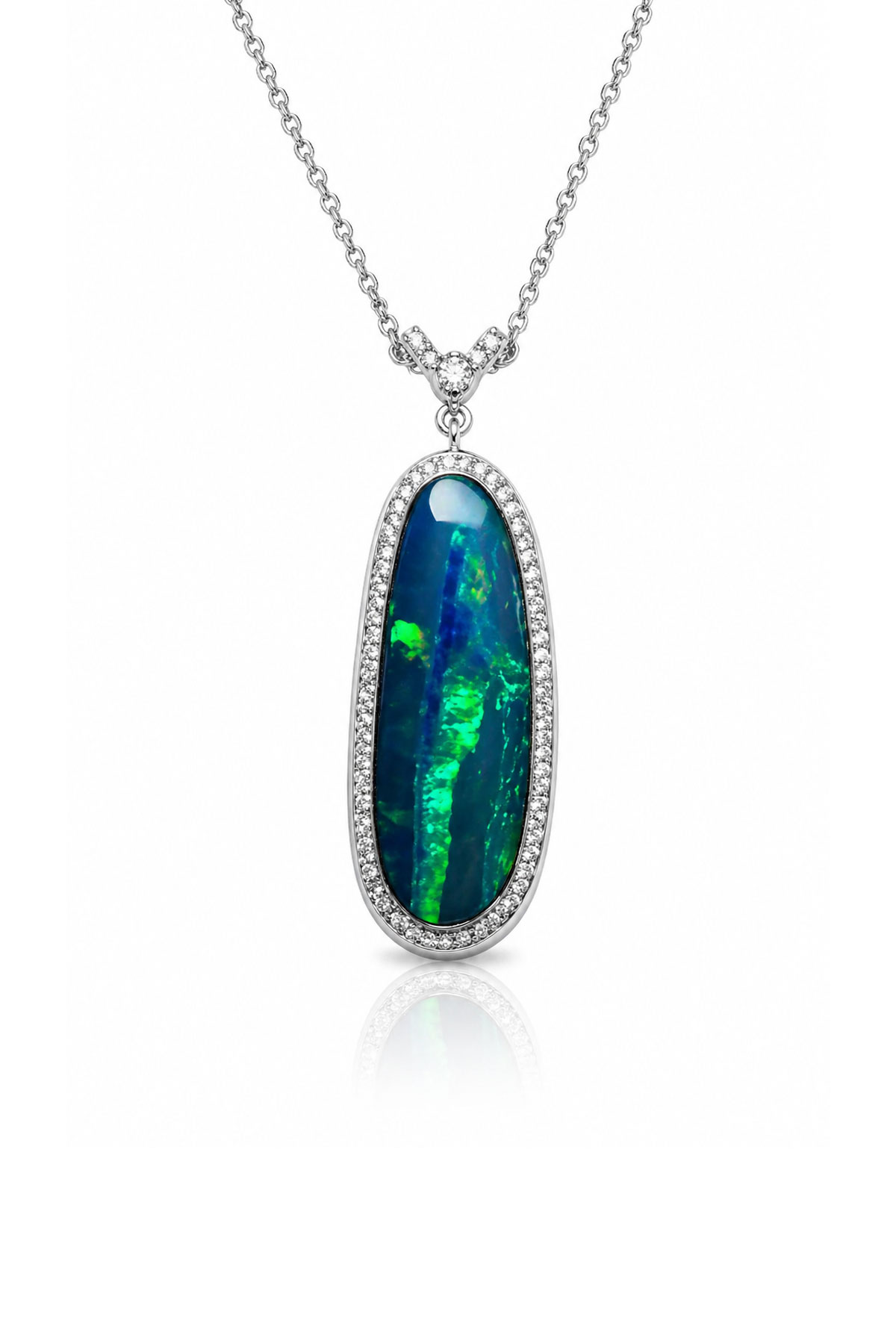 Imperial Opal Halo Kolye - 1