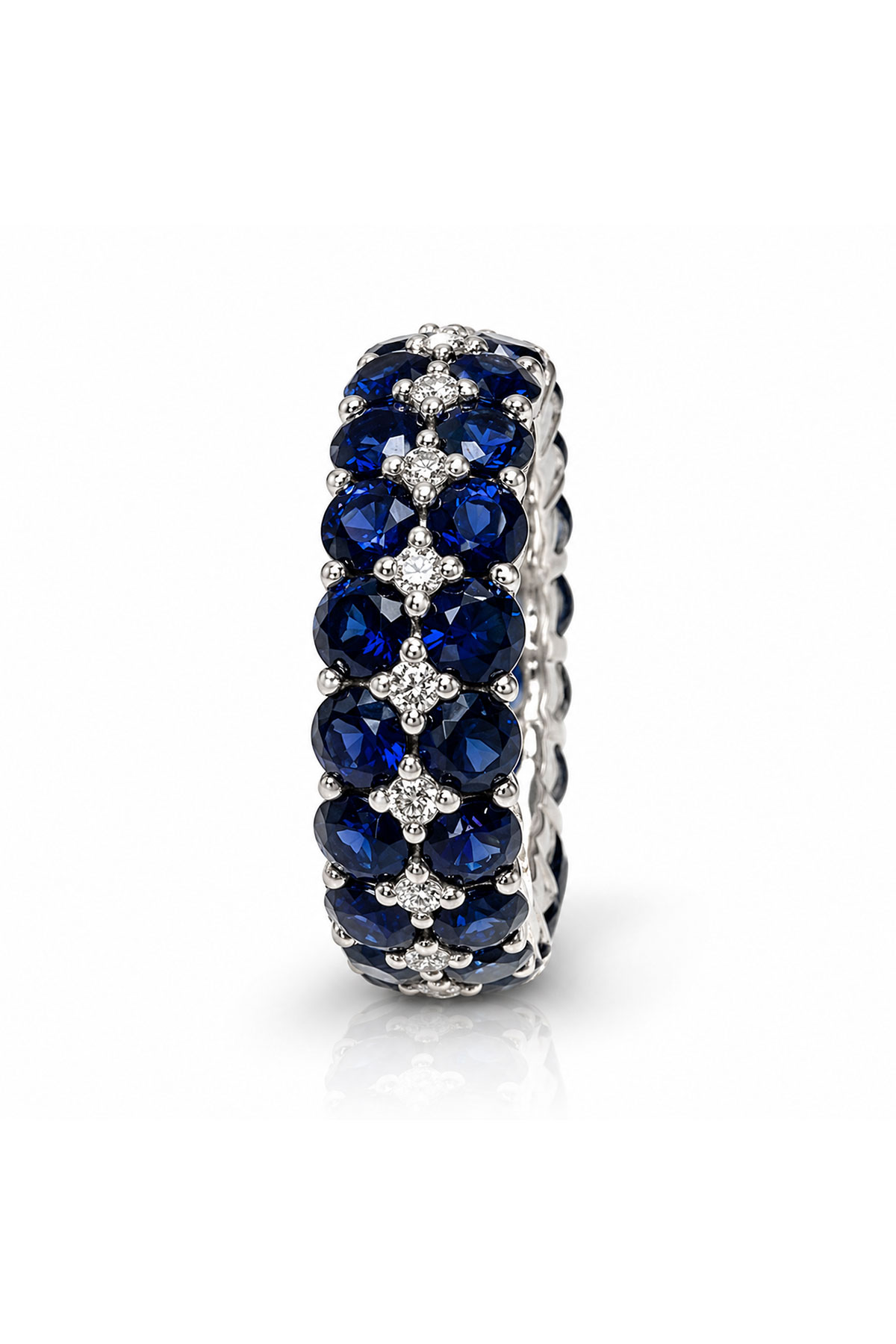 Royal Sapphire Crown Yüzük - 1