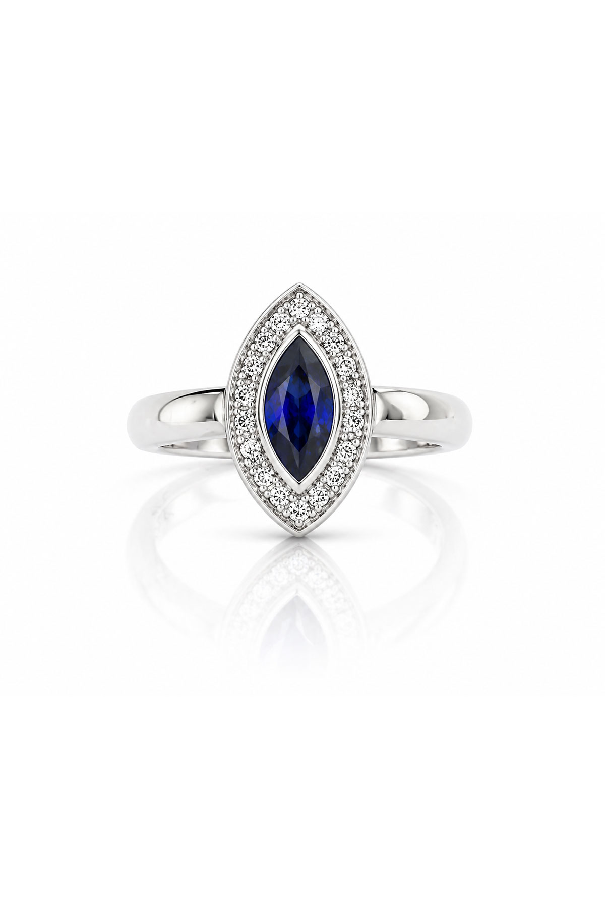 Royal Sapphire Marquis Yüzük - 
